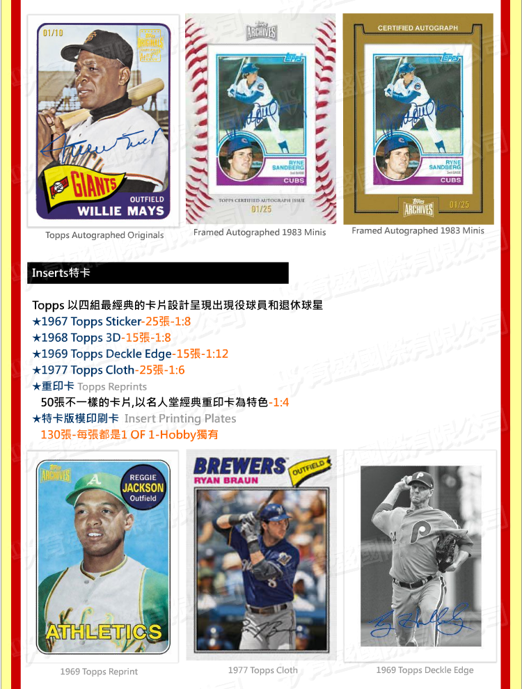 Topps 2012 Archives Baseball