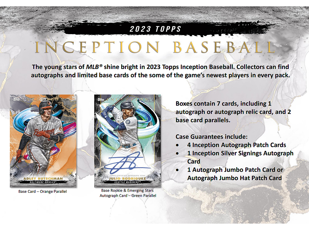 2023 MLB Topps Inception
