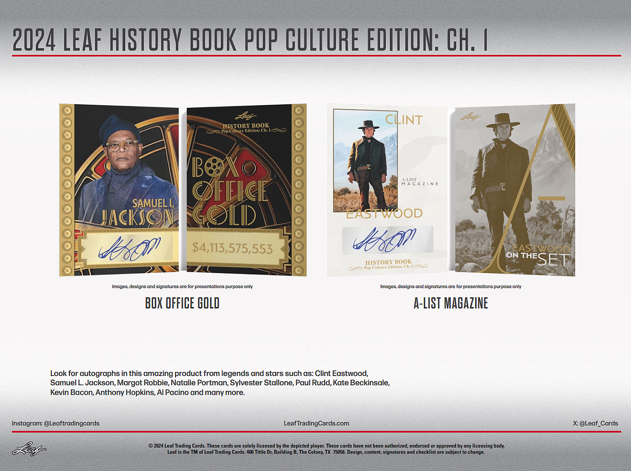2024 Leaf History Book Pop Culture Edition: CH.1