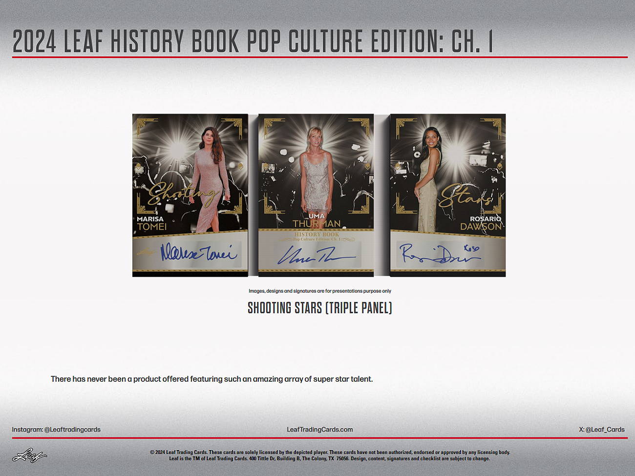 2024 Leaf History Book Pop Culture Edition: CH.1