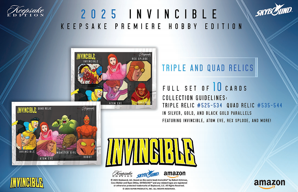 Lucan Key Rack Invincible 2025 Invincible Keepsake Premier Hobby Edition Season 1
